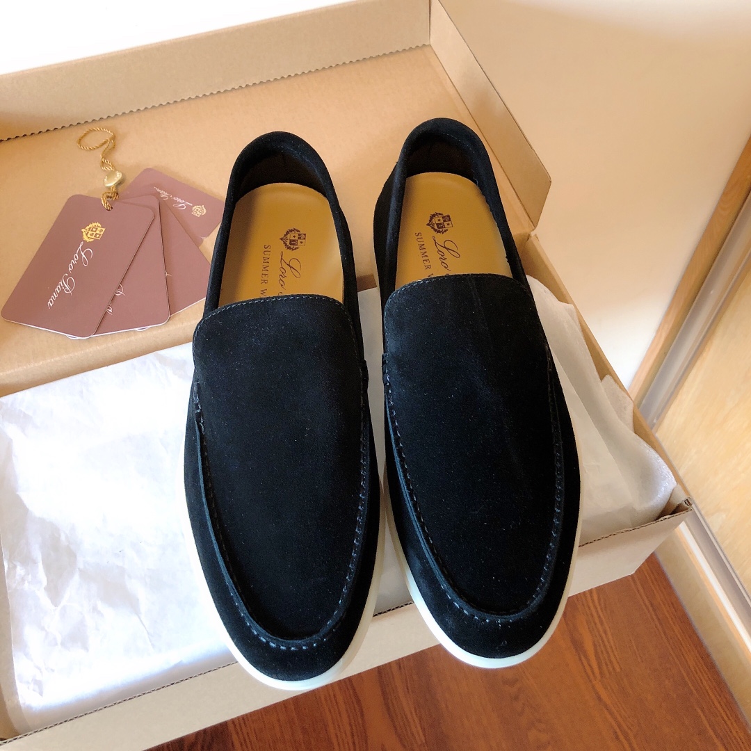 Where can I buy the best quality
 Loro Piana Shoes Loafers Apricot Color Black Blue Brown Caramel Coffee Dark Green Grey Light Pink Red White Yellow Unisex Chamois Cowhide Rubber Sheepskin Summer Collection