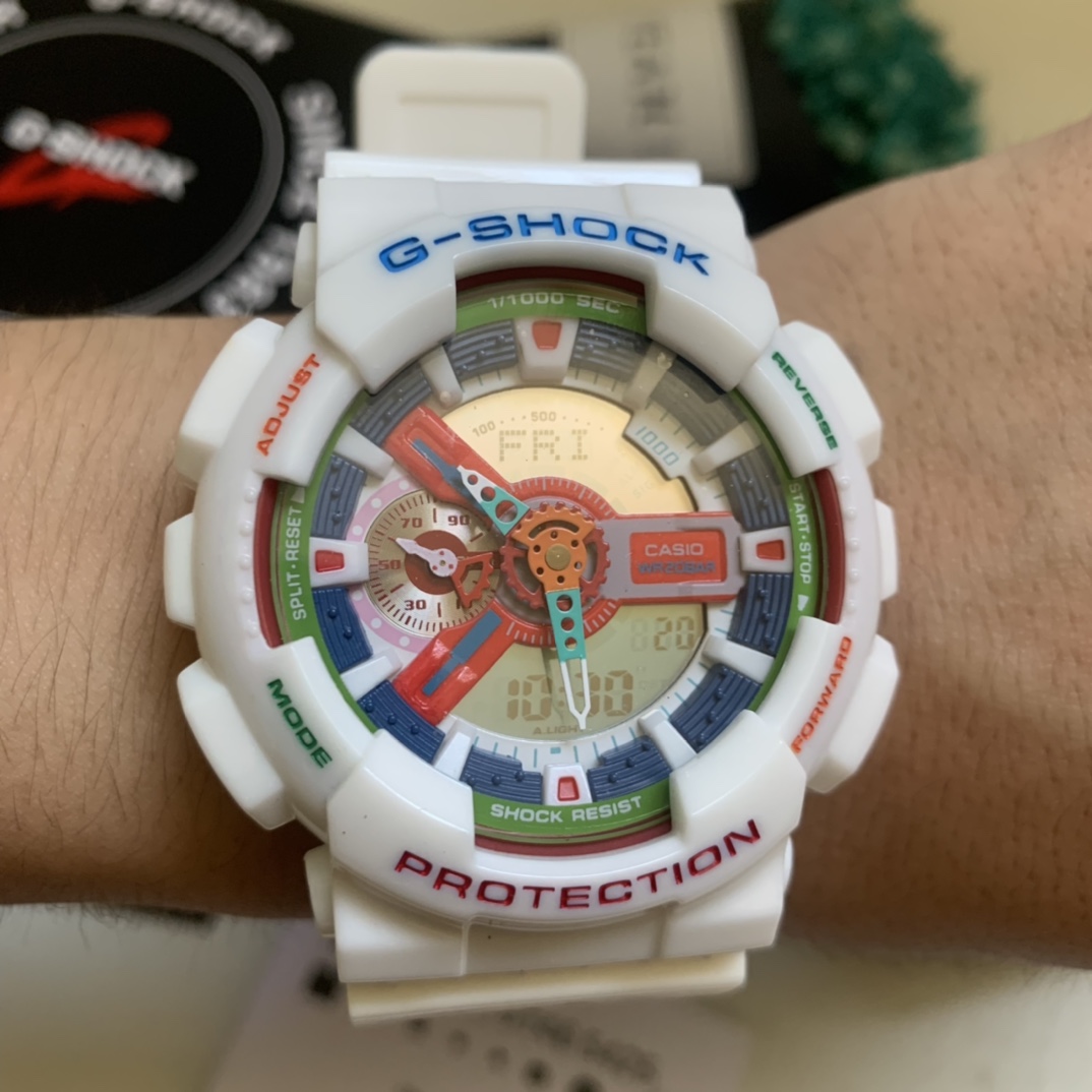 Casio envío incluido serie ga-110 juguete blanco foto real