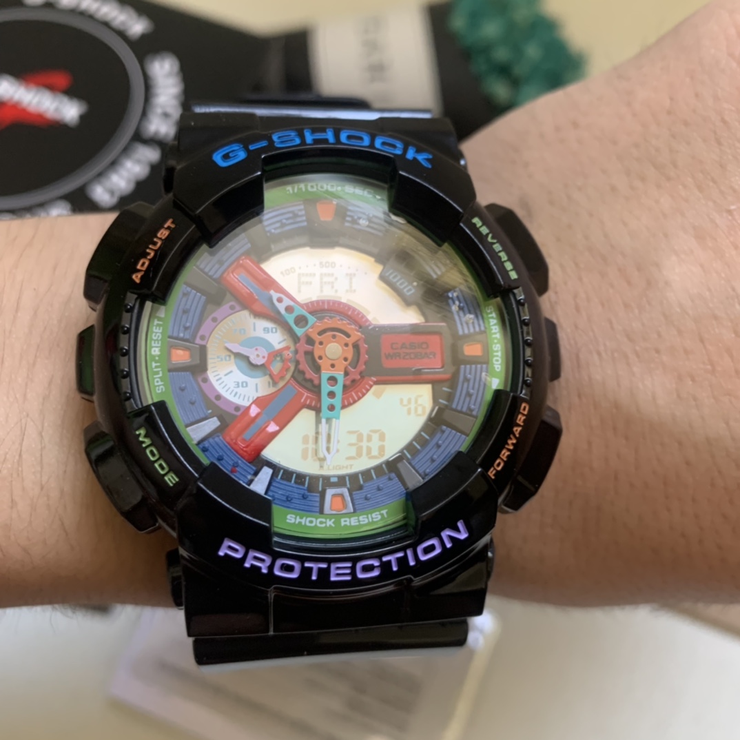 Casio envío incluido serie ga-110 juguete negro foto real