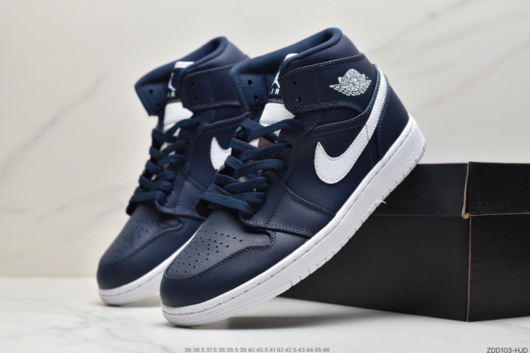 230 耐克NIKE Air Jordan 1 Mid SE”Track Black/Tiffney”AJ1乔丹一代中帮经典复古文化休闲运动篮球鞋“黑白蒂芙尼绿”554724