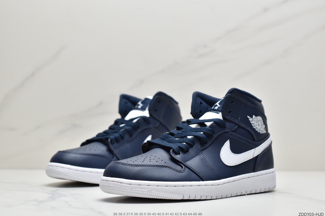 230 耐克NIKE Air Jordan 1 Mid SE”Track Black/Tiffney”AJ1乔丹一代中帮经典复古文化休闲运动篮球鞋“黑白蒂芙尼绿”554724
