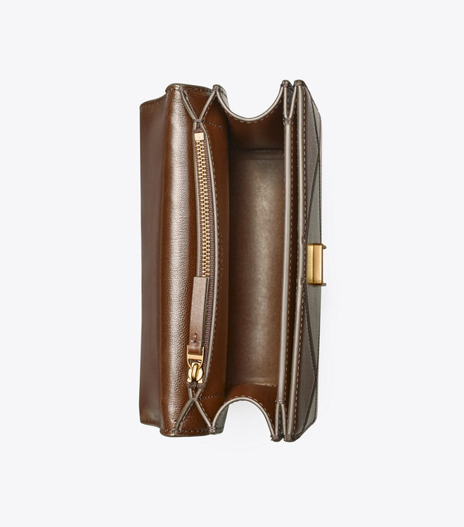 Tory Burch ～ 款号206 db2001207221 Eleanor Diamond Quilt 单肩斜跨