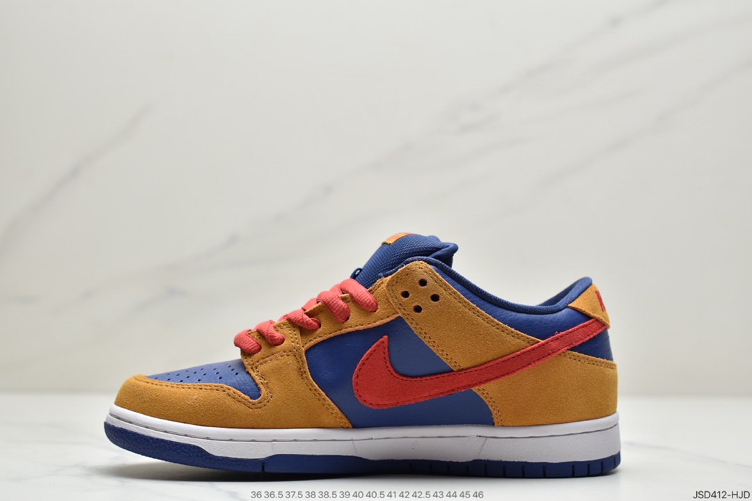 200 耐克Nike SB Dunk Low Pro “Papa Bear” 小熊爸爸 棕红蓝 BQ6817-700