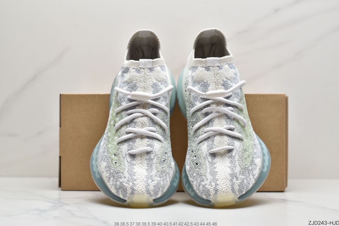 240 阿迪达斯AD originals Yeezy Boost 380 ”Alien Blue” 蓝外星人 满天星  GW0304