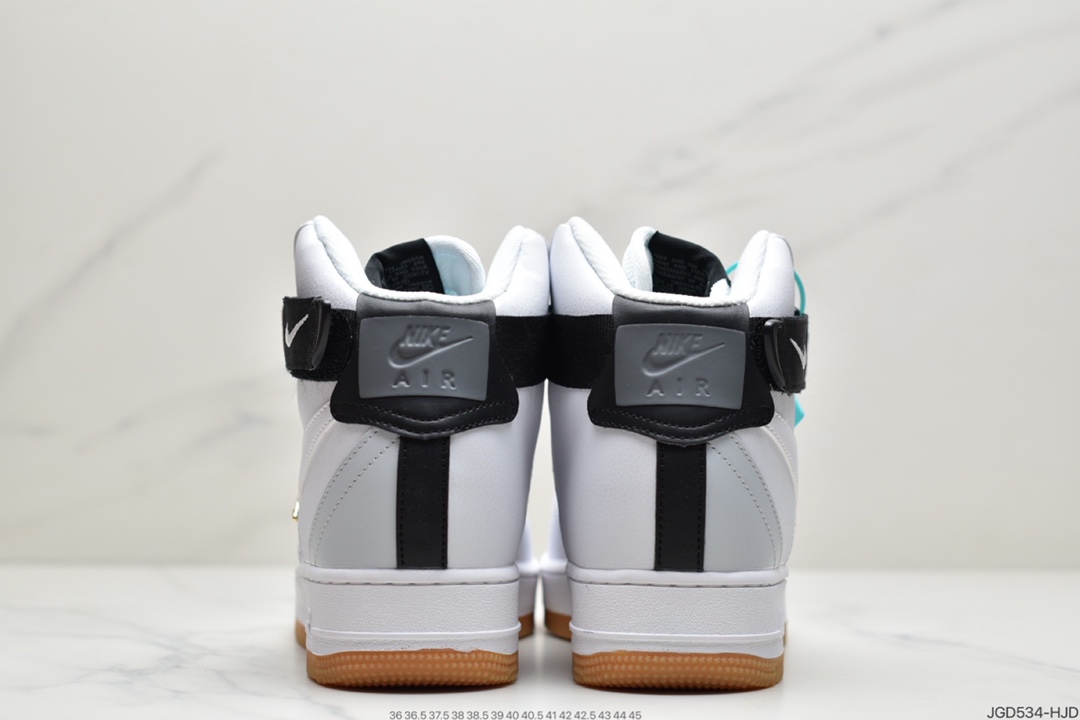 180 耐克NBA x Nike Air Force 1 High 白黑原楦头原纸板  CT2306-100