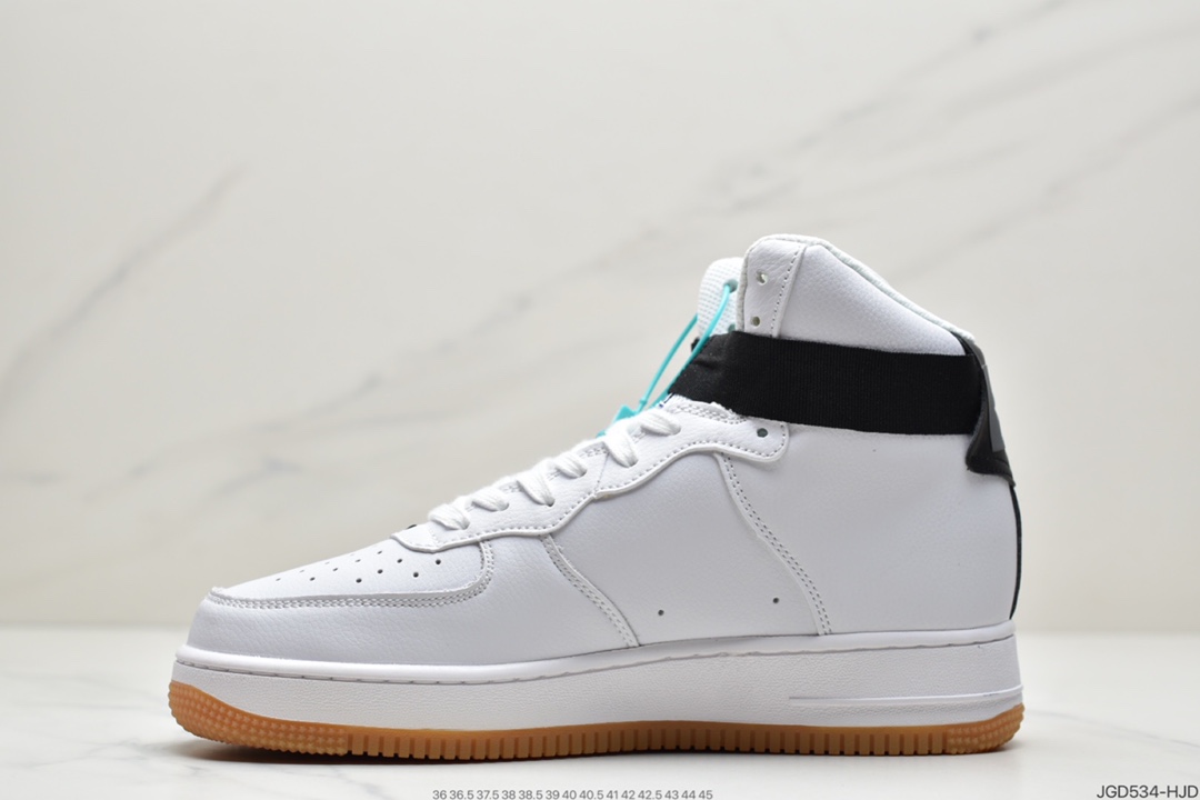 180 耐克NBA x Nike Air Force 1 High 白黑原楦头原纸板  CT2306-100