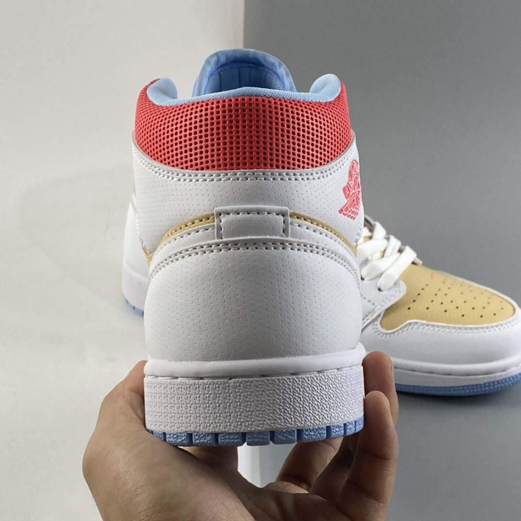 P240  Air Jordan 1 Mid AJ1 乔1 中帮百搭休闲运动板鞋 CZ0774-200