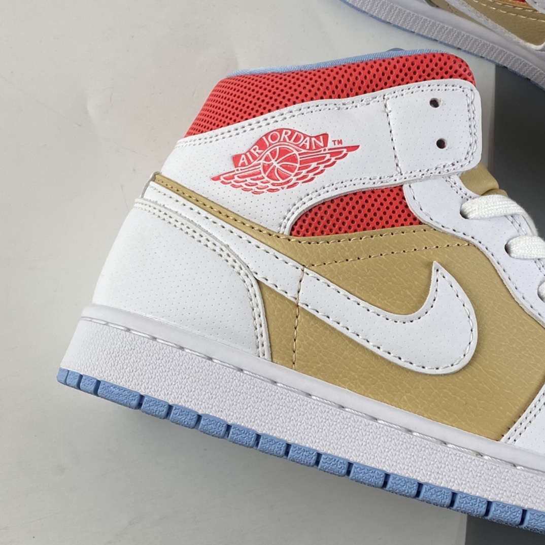 P240  Air Jordan 1 Mid AJ1 乔1 中帮百搭休闲运动板鞋 CZ0774-200