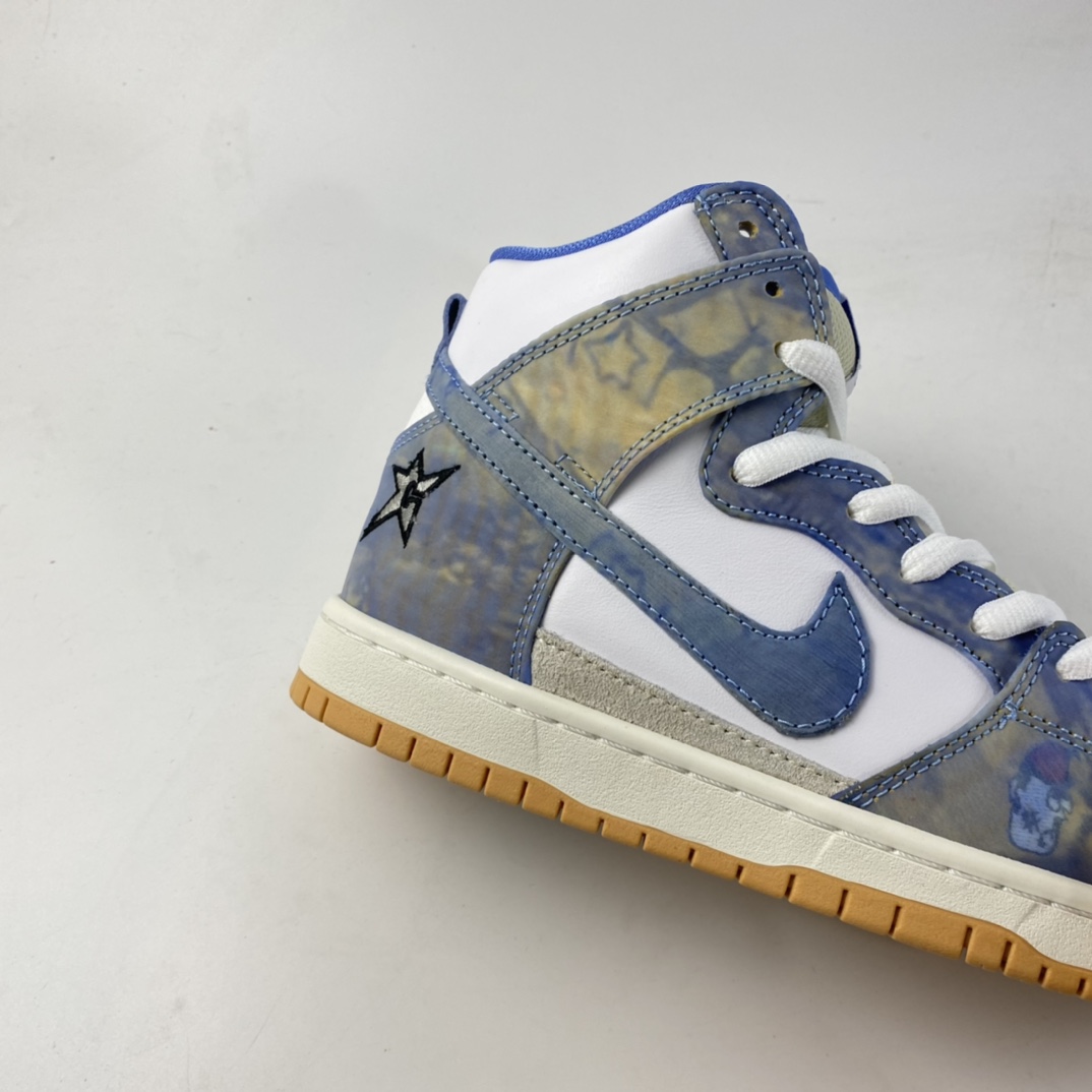 P380  Carpet Company x Nike SB Dunk High SB 白蓝地毯 刮刮乐 高帮板鞋 CV1677-100