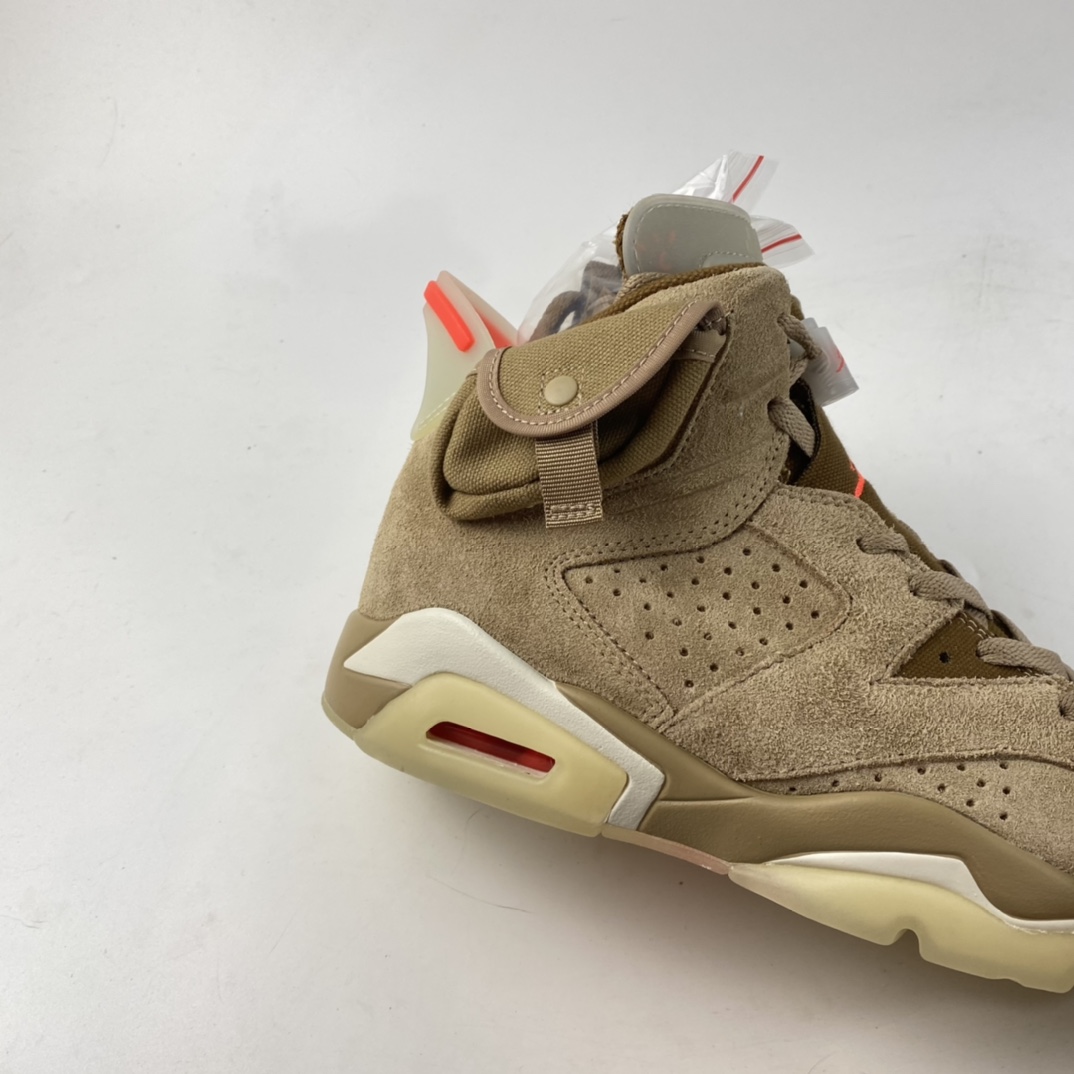 P450 Travis Scott x Air Jordan 6“British Khaki”AJ6 乔6卡其色 DH0690-200