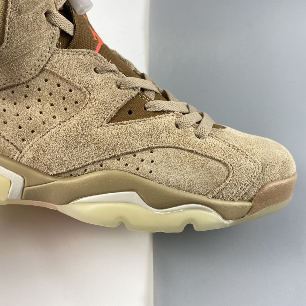 P450 Travis Scott x Air Jordan 6“British Khaki”AJ6 乔6卡其色 DH0690-200