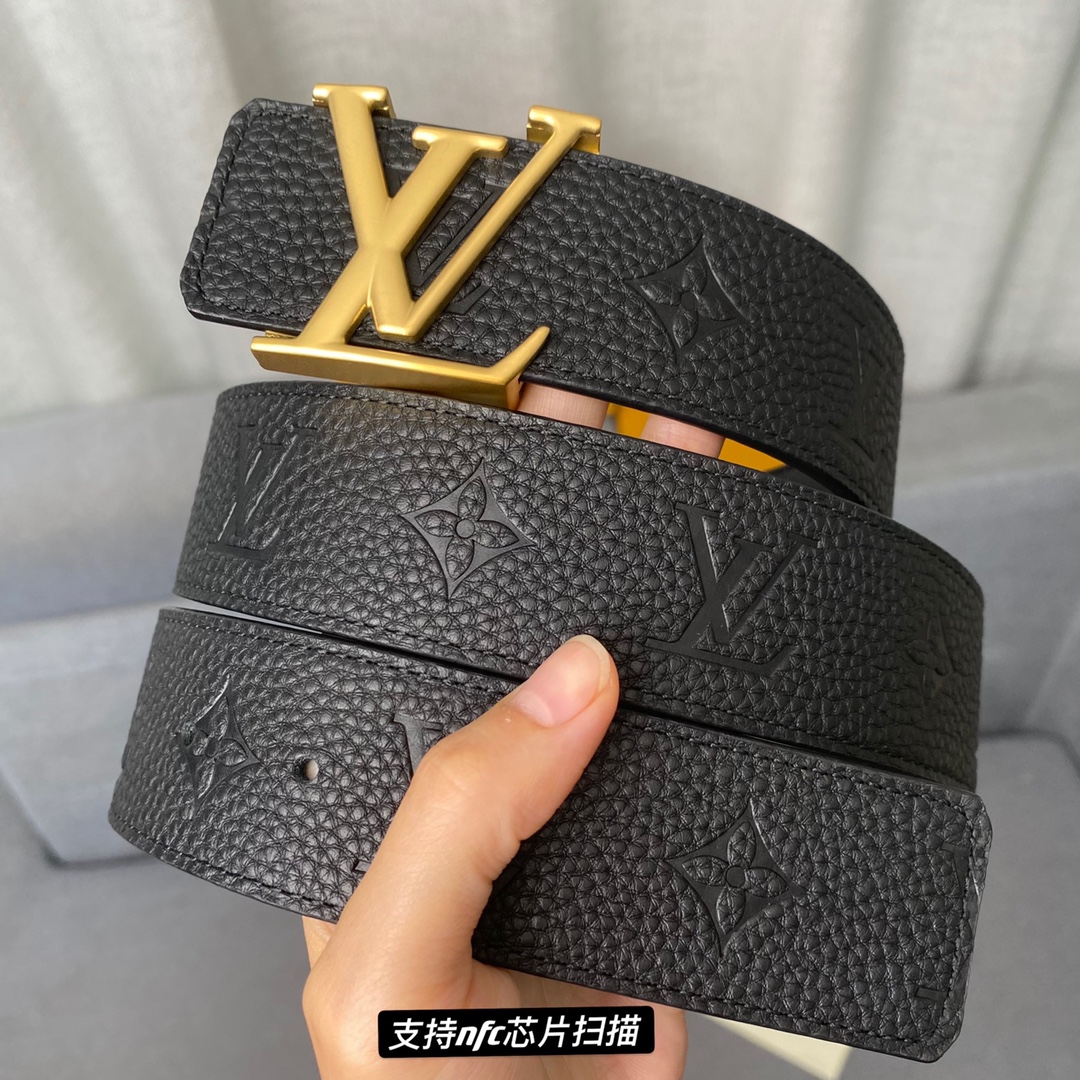 Louis Vuitton Belts Calfskin Cowhide