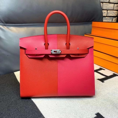 Hermès Birkin 25cm Special Order Epsom Leather Bag - i6 Pink & S3 Red 1 Hermès Birkin 25cm Special Order Epsom Leather Bag - i6 Pink & S3 Red