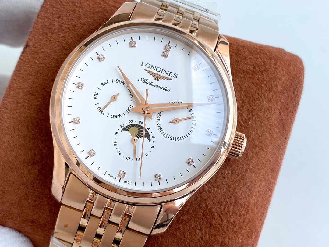 [LONGINES Watches]platinum steel strip Latest exclusive recommendation Longine