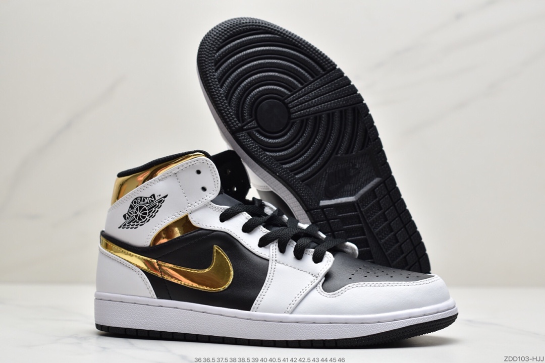 230 乔丹/Air Jordan 1 Mid SE  AJ1/乔1 中帮百搭休闲运动板鞋 852542-100