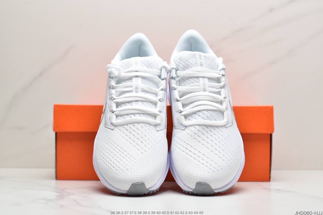 190 耐克Nike Zoom Pegasus 38”White/Black/Grey”38代超级飞马涡轮增压马拉松休闲运动慢跑鞋“网织白黑灰”CW7358-100