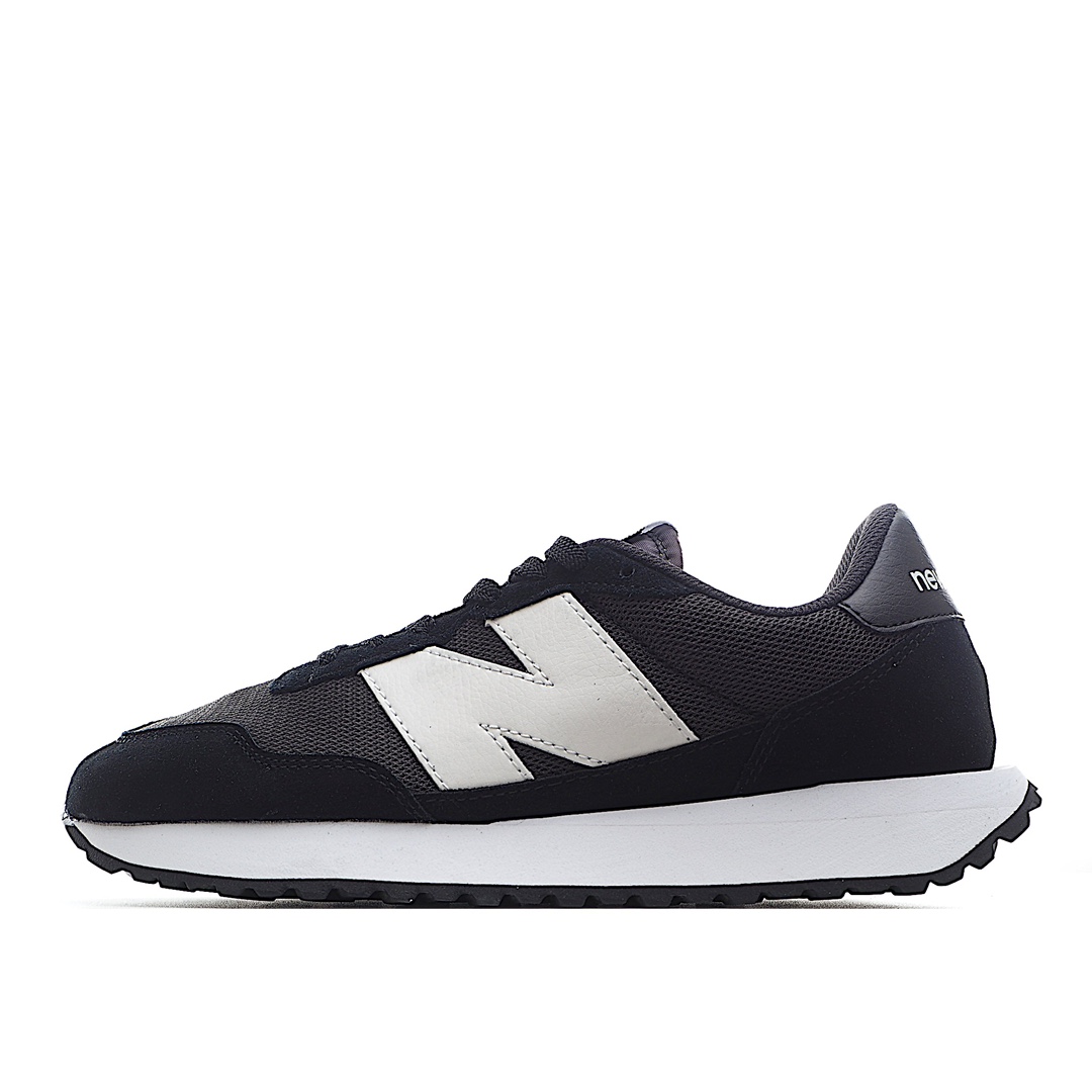 G5 New Balance MS237系列复古休闲运动慢跑鞋 MS237LB1鞋面由透气牛津布料拼接构成 中底高弹EVA发泡材质加持满丁防滑橡胶外底