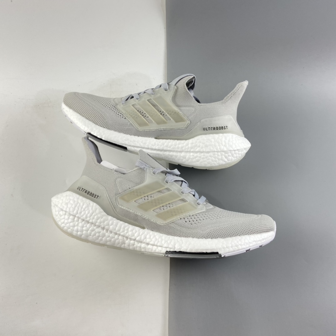 P200  AD UltraBoost 21 加厚爆米花袜套式针织鞋面休闲运动慢跑鞋 FY0556