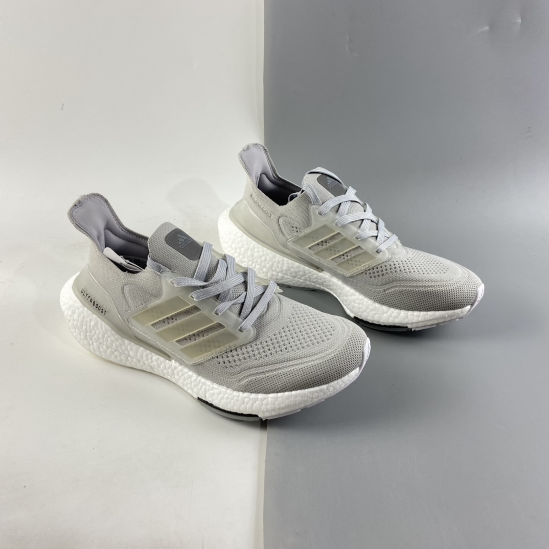 P200  AD UltraBoost 21 加厚爆米花袜套式针织鞋面休闲运动慢跑鞋 FY0556