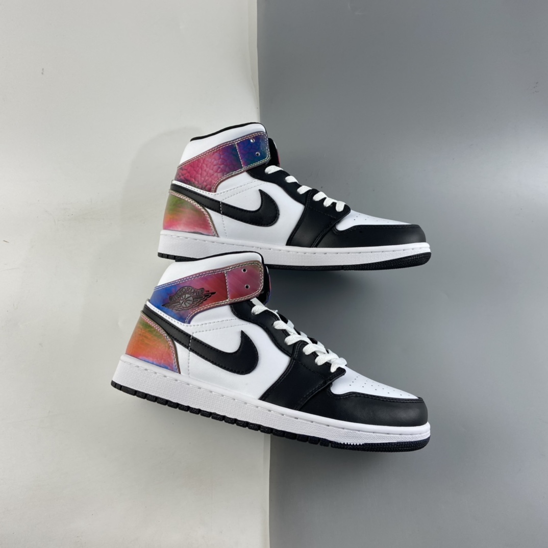 P240   Air Jordan 1 Mid AJ1 乔1 中帮百搭休闲运动板鞋  DM7802-100