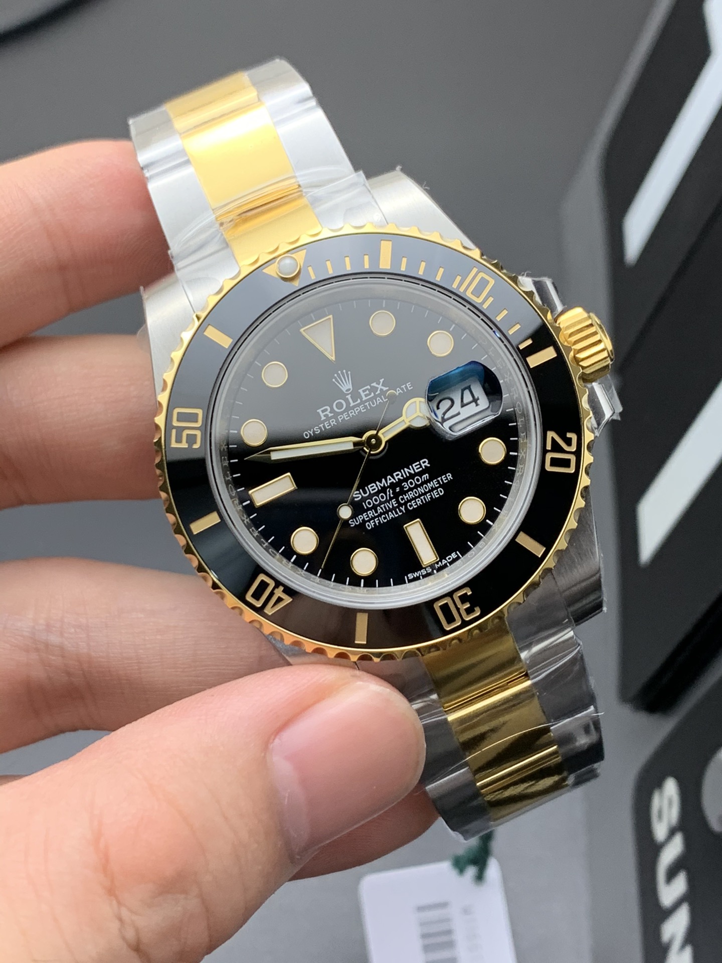 Rolex 3135间金黑鬼