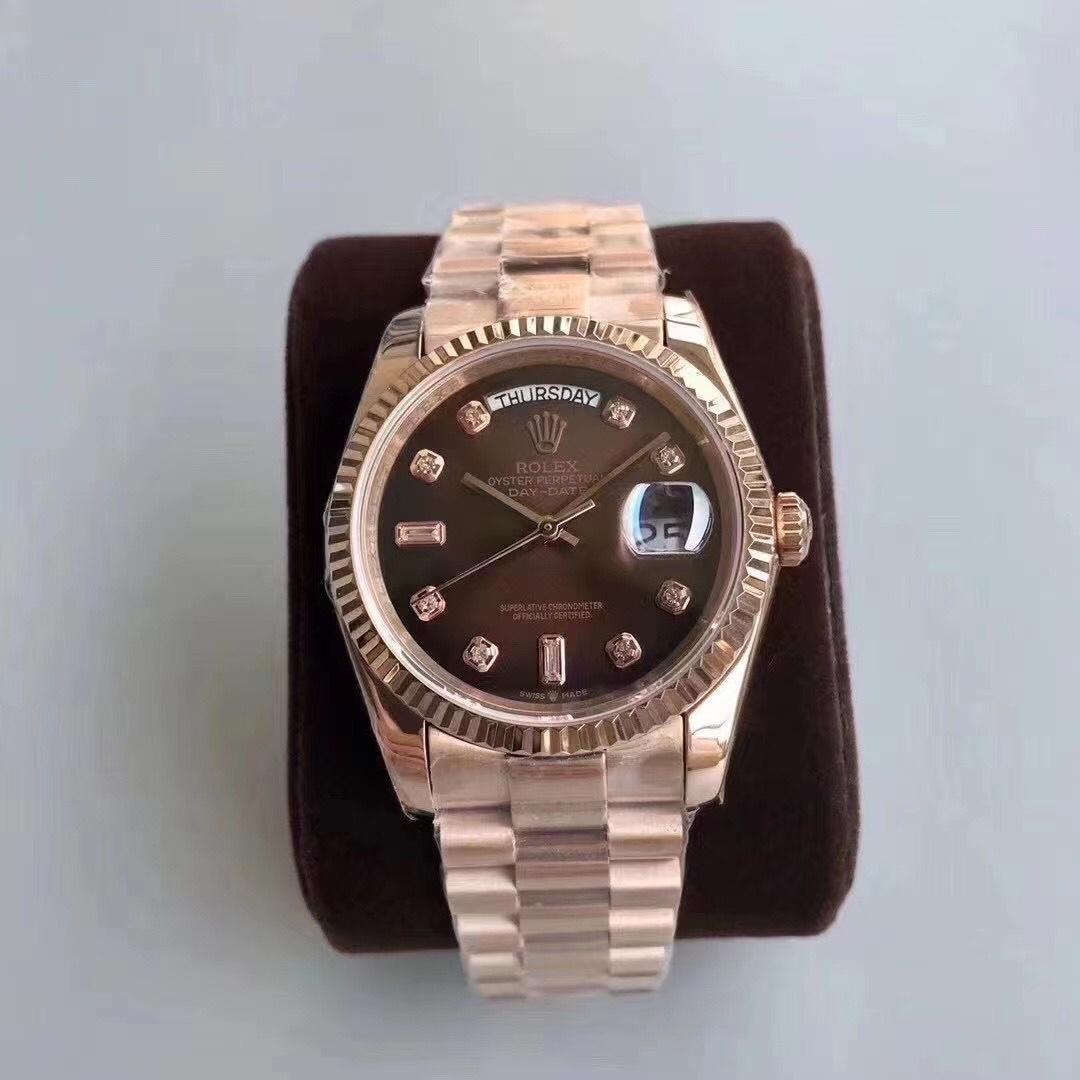 Ha llegado el modelo de cinturón de acero de Rolex, la serie más clásica de Rolex de grado A, la serie Rolex Day-Date 1…