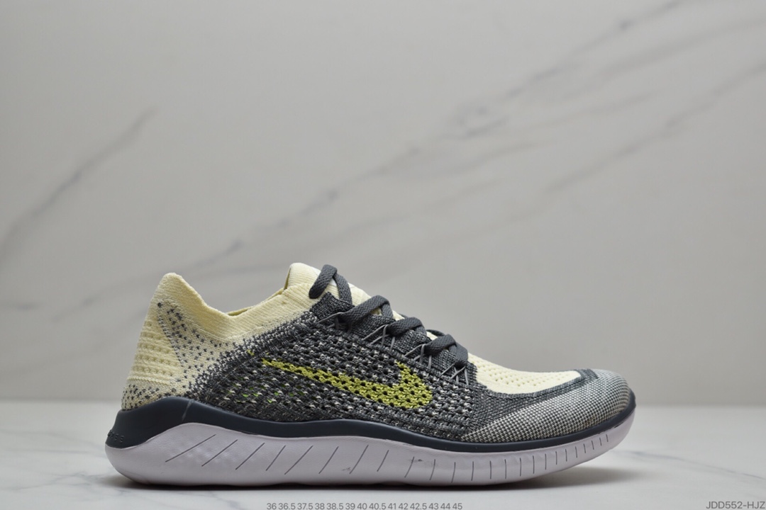 120 耐克Nike Free RN Flyknit 2018 赤足5.0二代轻跑鞋 942838-001