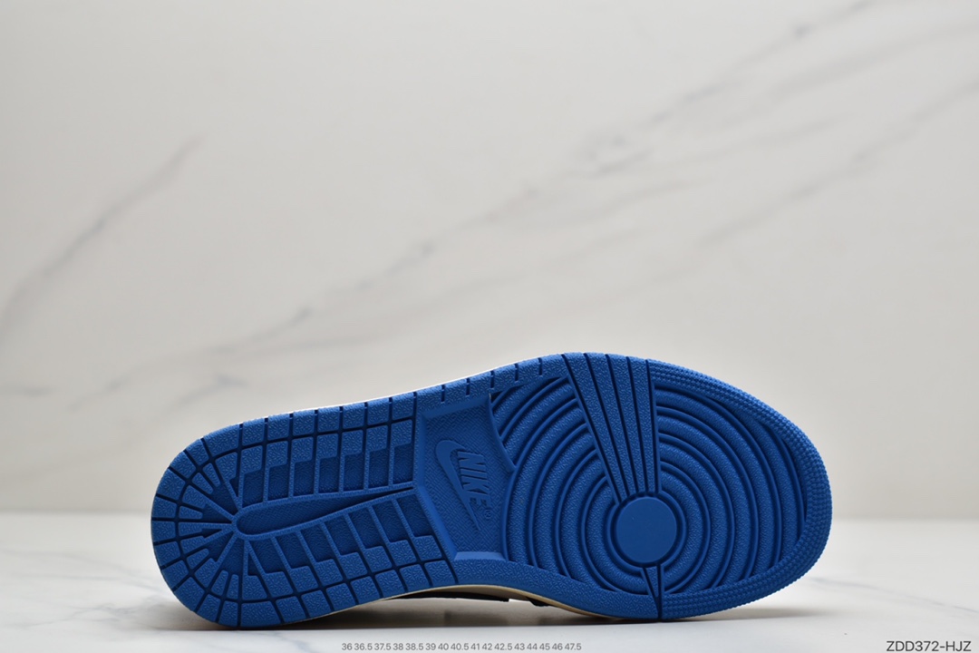 230 Travis Scott x Fragment x Air Jordan 1 Low“Military Blue”闪电倒钩低帮 DM7866-140