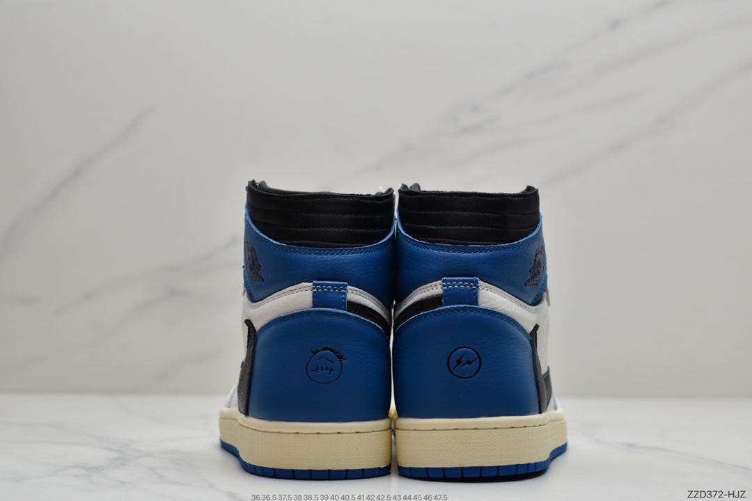 250 Travis Scott x Fragment x Air Jordan 1 Low“Military Blue”闪电倒钩高帮整DM7866-140