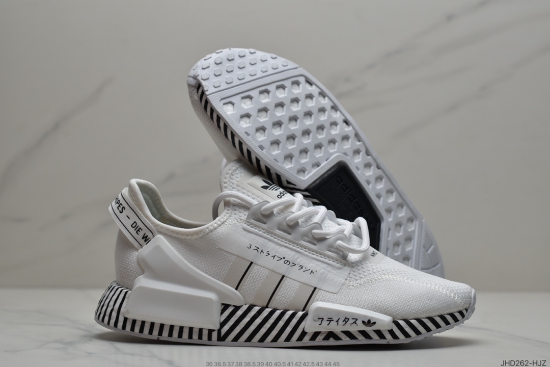 190 阿迪达斯Adidas NMD_V2 街头风经典百搭跑步鞋 FY2105