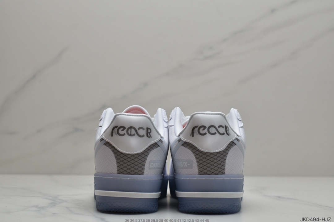 160 耐克Nike Air Force 1 React QS 解析冰蓝Light Bone 冰块 CQ8879-100