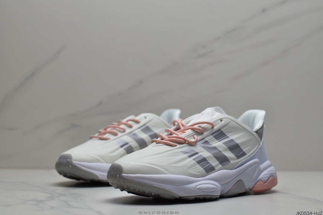 160 以先锋原创表达重启「OZ」世代阿迪达斯Adidas Ozweego adiPRENE Celox OZ赛洛克斯系列缓震复古老爹休闲运动慢跑鞋 GZ7282