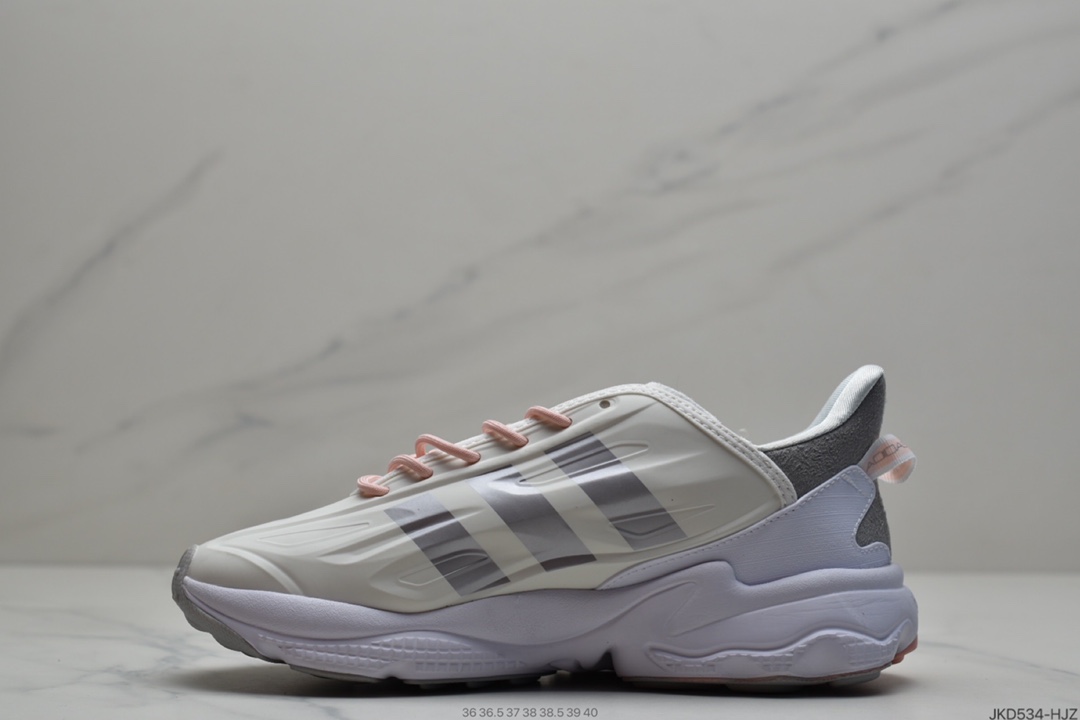 160 以先锋原创表达重启「OZ」世代阿迪达斯Adidas Ozweego adiPRENE Celox OZ赛洛克斯系列缓震复古老爹休闲运动慢跑鞋 GZ7282