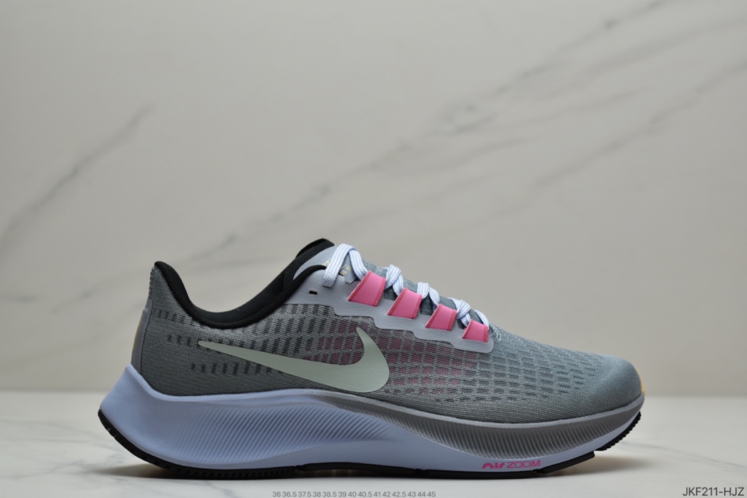 165 耐克Nike Zoom Pegasus 37 登月37 透气缓震疾速跑鞋 CZ9308