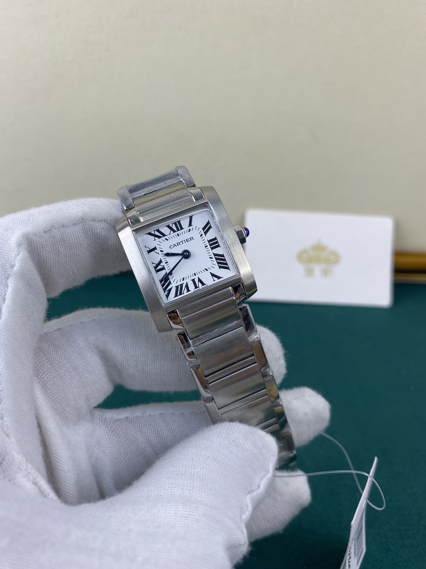 Cartier 皇家 卡地亚坦克系列小方块