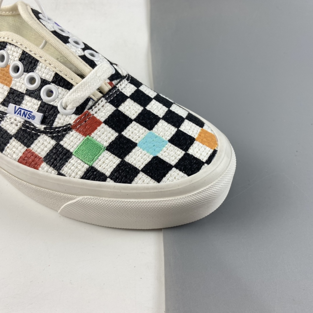P150 Vans Authentic 夏日新配色编织彩色棋盘格 VN0A54F29GL
