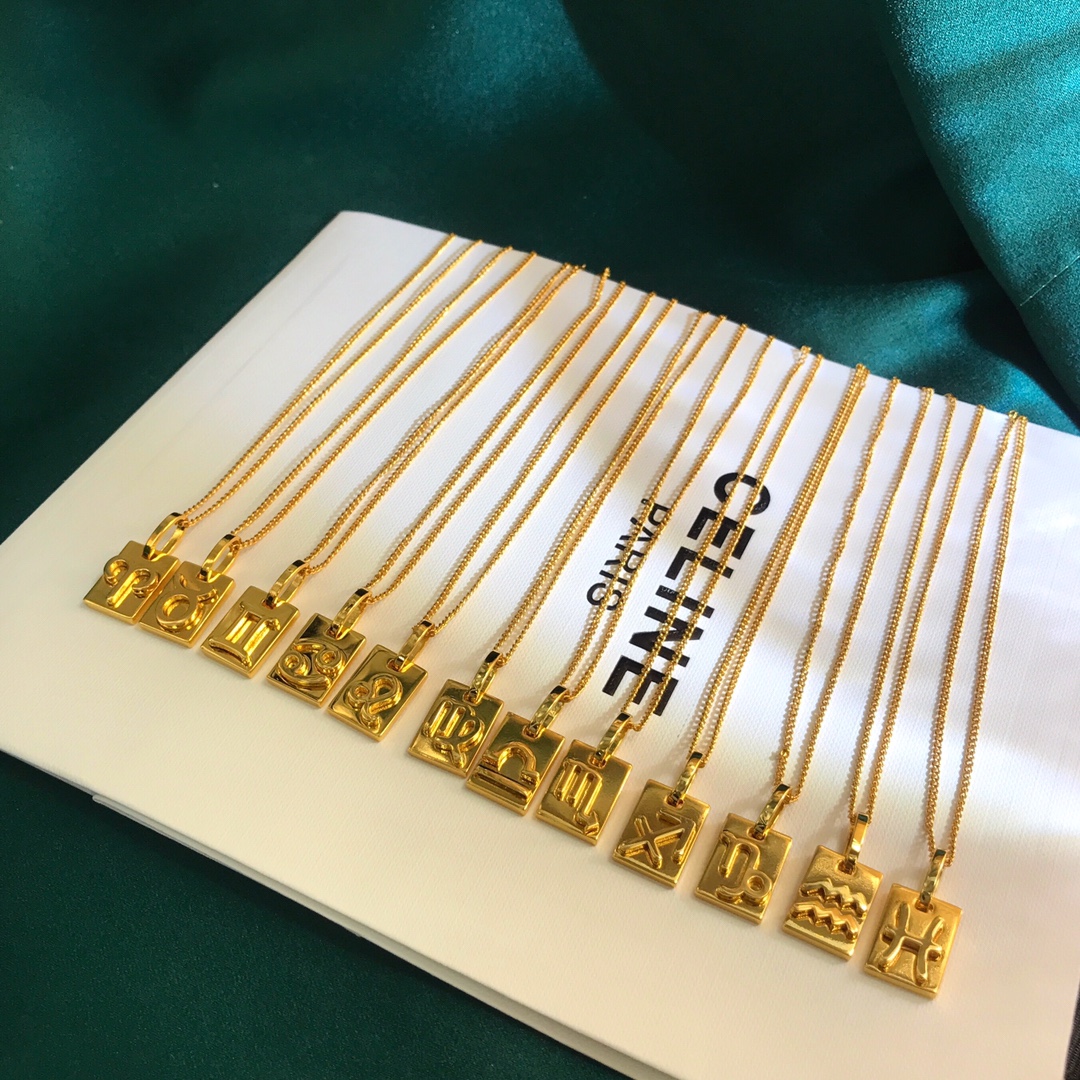 Celine Jewelry Necklaces & Pendants Copy AAA+
 Gold Yellow