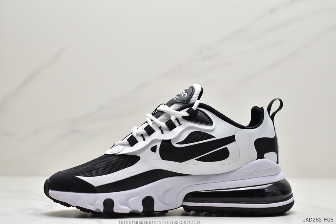 160 耐克Nike Air Max 270 React 白蓝黄瑞亚赛车系列 CT1646