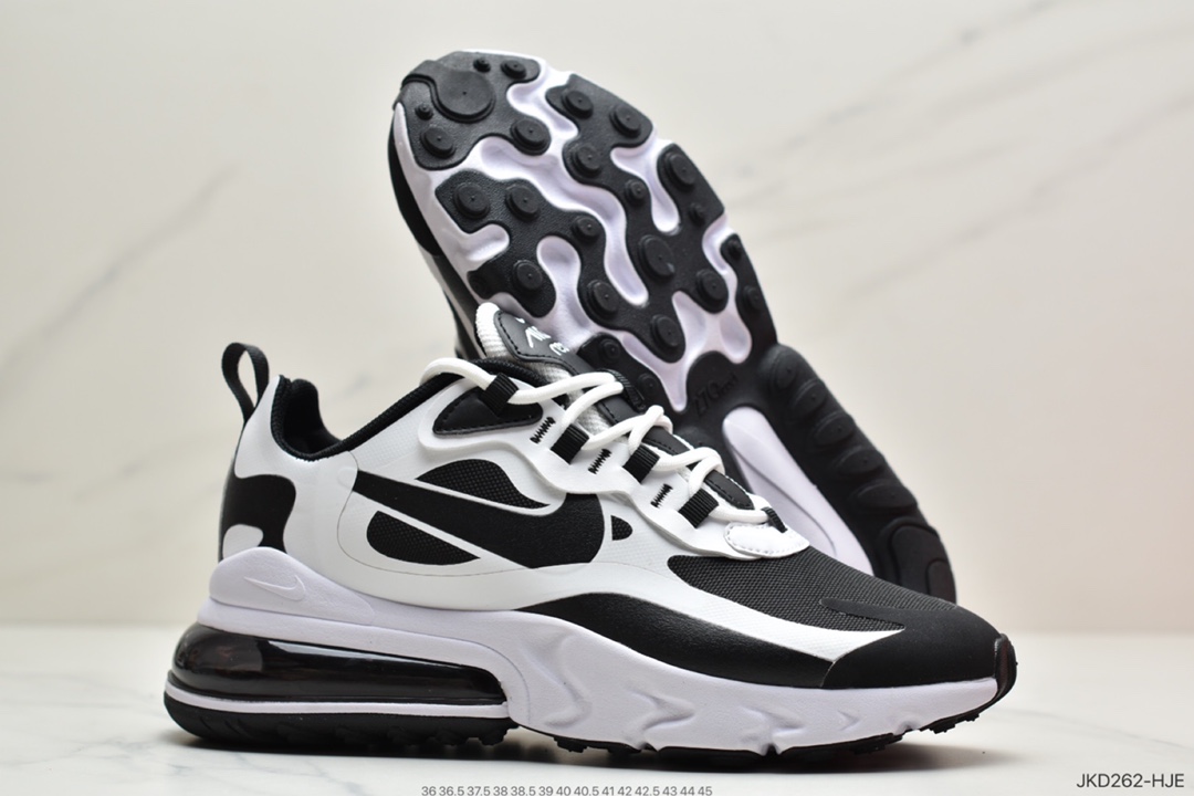 160 耐克Nike Air Max 270 React 白蓝黄瑞亚赛车系列 CT1646