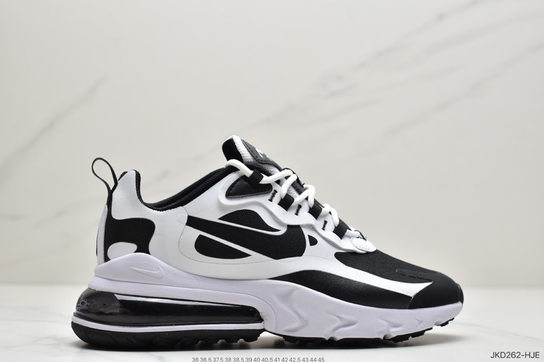 160 耐克Nike Air Max 270 React 白蓝黄瑞亚赛车系列 CT1646