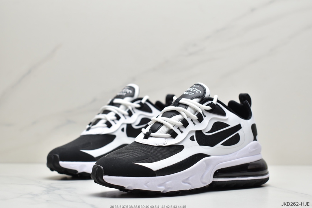 160 耐克Nike Air Max 270 React 白蓝黄瑞亚赛车系列 CT1646