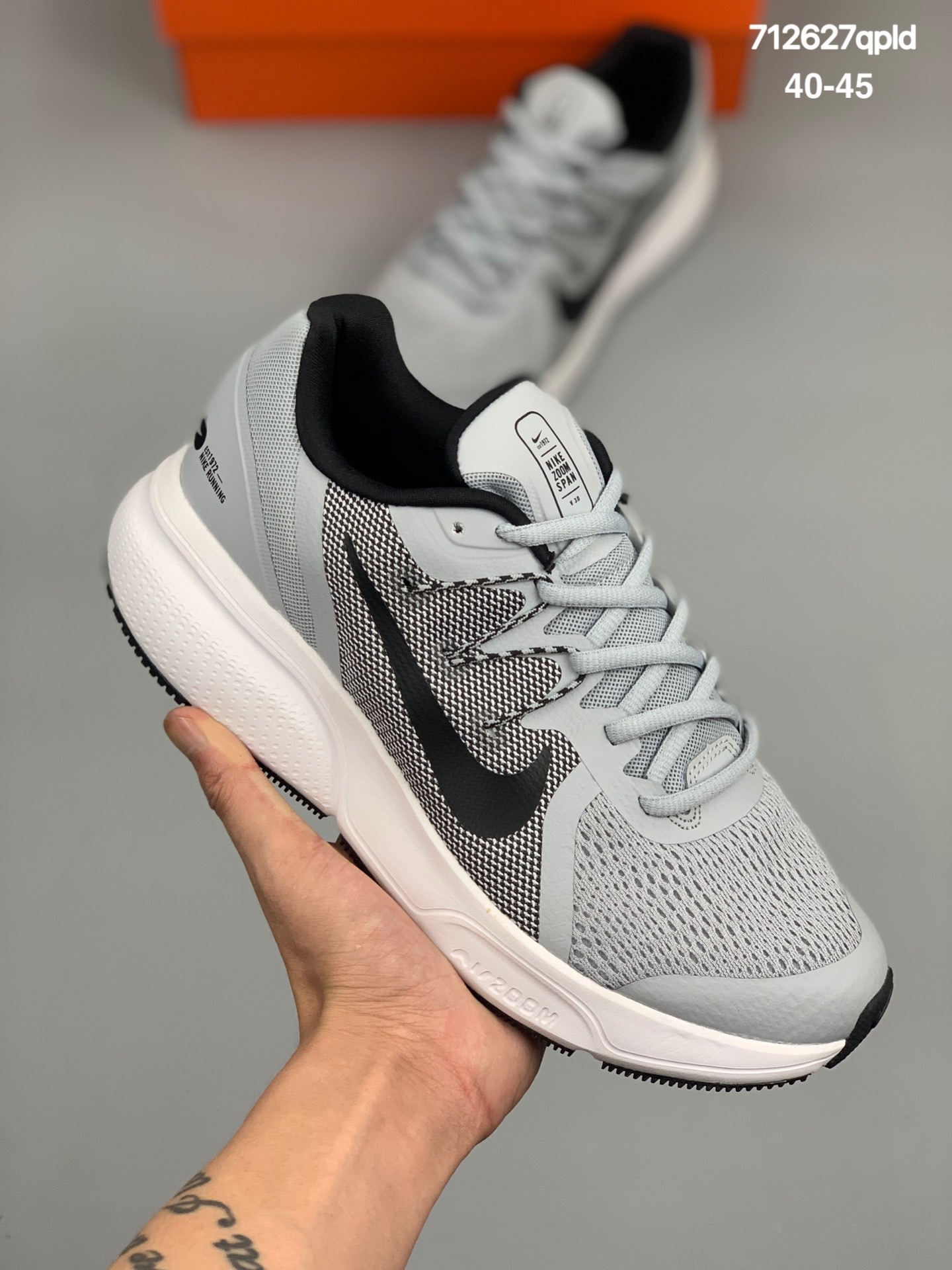 
耐克Nike Air Zoom Fairmont费尔蒙系列低帮贾卡网面休闲运动慢跑鞋
货号：CQ9269-011
尺码:40-45
编码:712627qpld