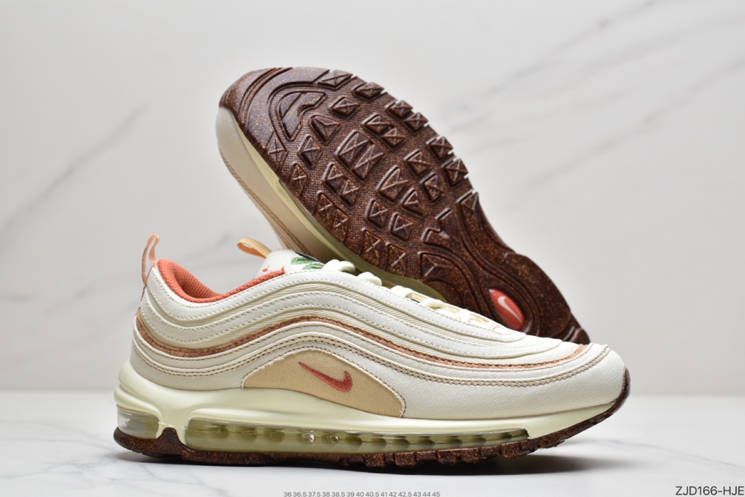 240 耐克NIKE Air Max 97米黄刺绣 子 DC3986-100