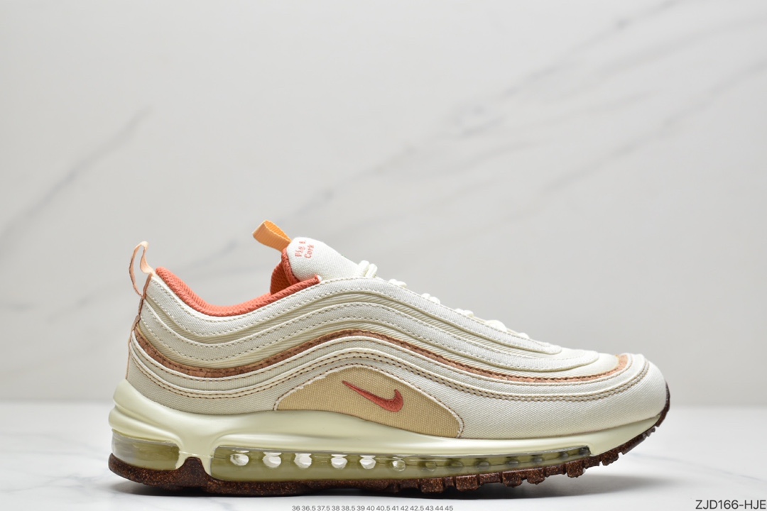 240 耐克NIKE Air Max 97米黄刺绣 子 DC3986-100