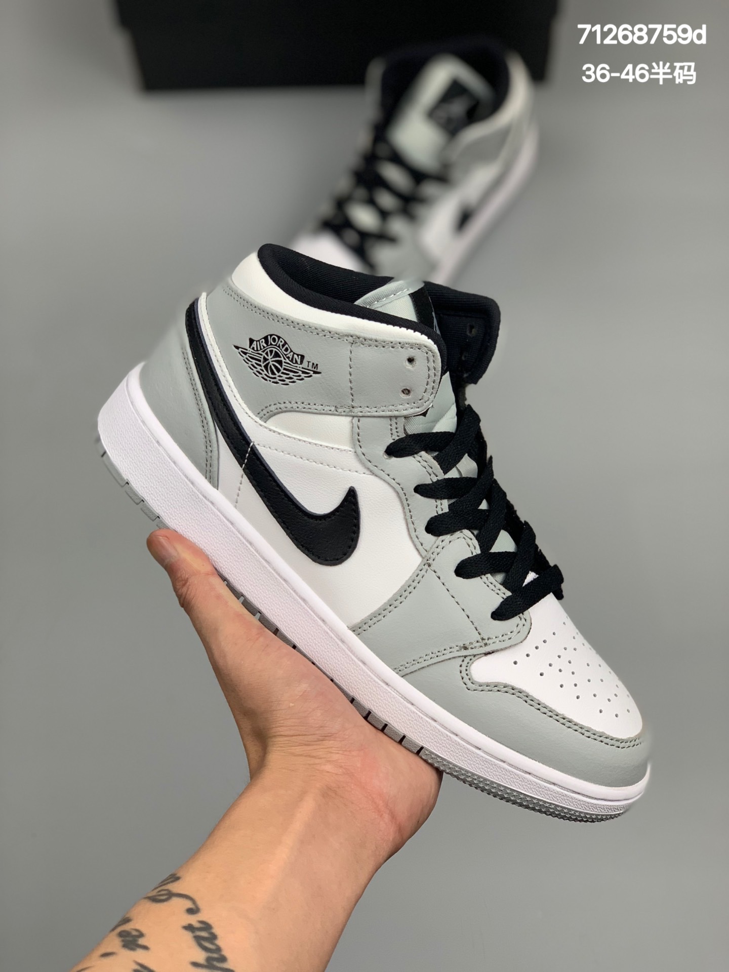 
公司级头层 乔丹/Air Jordan 1 Mid 35周年限定配色 酒红脚趾中帮系列 全新批次 原装原模大底全鞋原厂定制皮料，手感细腻正确折边工艺 完美细节诠释货号：CZ4385 016  
尺码:36-46半码
编码:71268759d