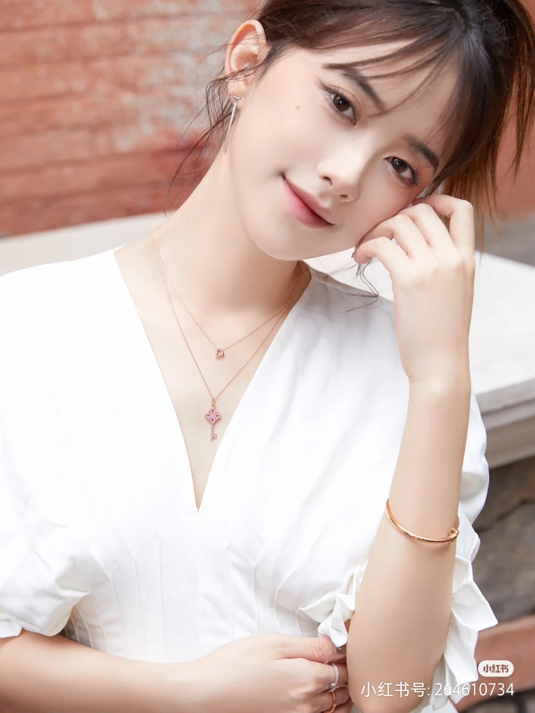 Tiffany & Co. 蒂芙尼粉色Keys钥匙项链