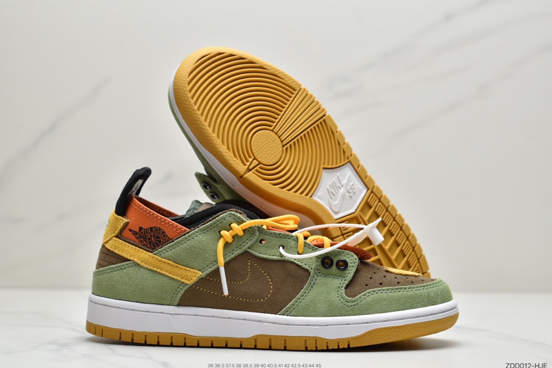 230 巴黎走秀款耐克 Dunk SB low联手EJDER 主理人打造Nike Dunk SB 巴黎时装周走秀CZ8149-700 BQ6817-800