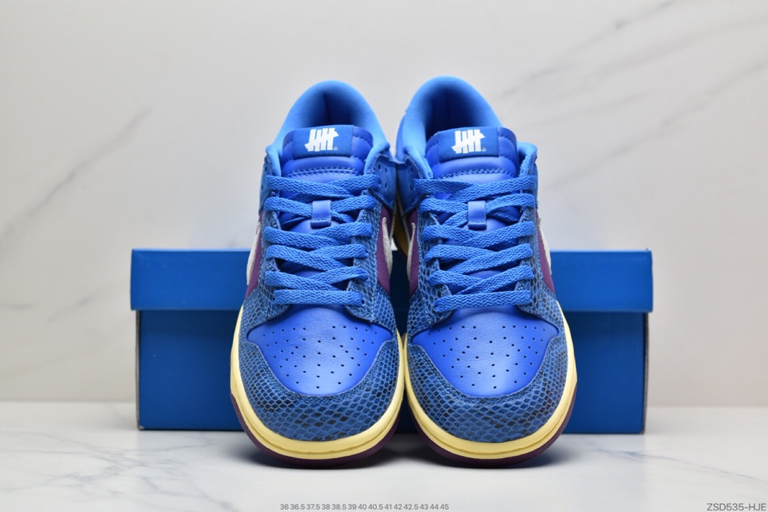 320  耐克Undefeated x Nike Dunk Low SP蛇纹 蓝紫DH6508-400