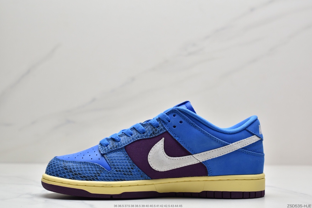 320  耐克Undefeated x Nike Dunk Low SP蛇纹 蓝紫DH6508-400