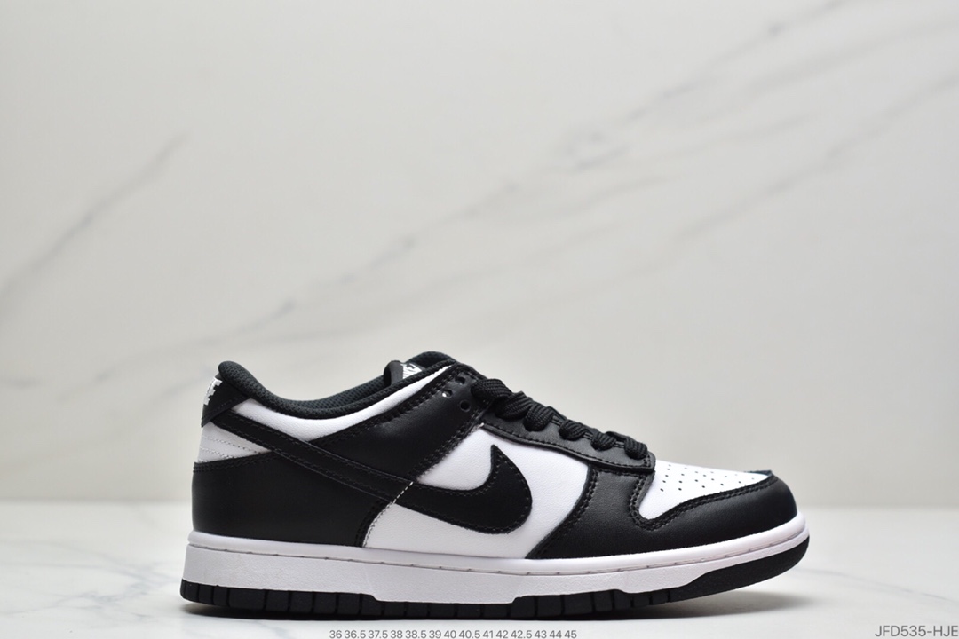 170 Nike Dunk Low“Black” “黑白熊猫”扣篮系列低帮休闲运动滑板板鞋DD1503-101 男 DD1391-100